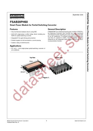 FSAB20PH60 datasheet  